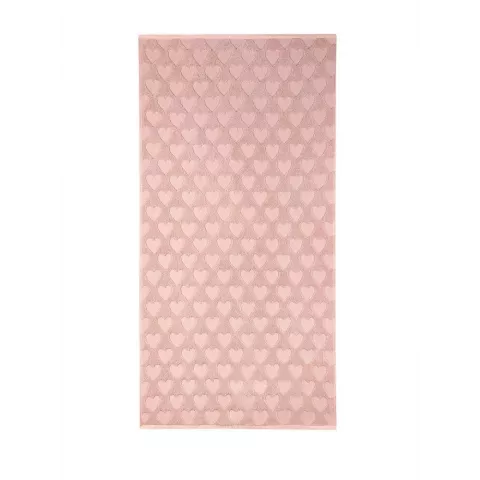 Махровое полотенце Sofi De Marko “Love” (розовое), 50х90