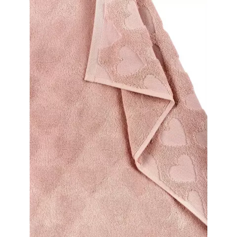 Махровое полотенце Sofi De Marko “Love” (розовое), 50х90