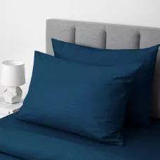 Комплект постельного белья Волшебная ночь Stripe "Deep blue", двуспальный