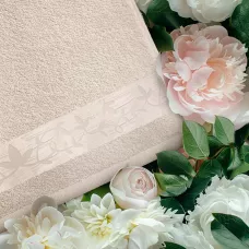 Набор полотенец Verossa "Bio" Светло-бежевый, 50х90 и 70х140