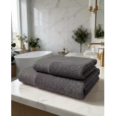 Махровое полотенце для лица Sofi De Marko “Candy” (пепел), 70x140