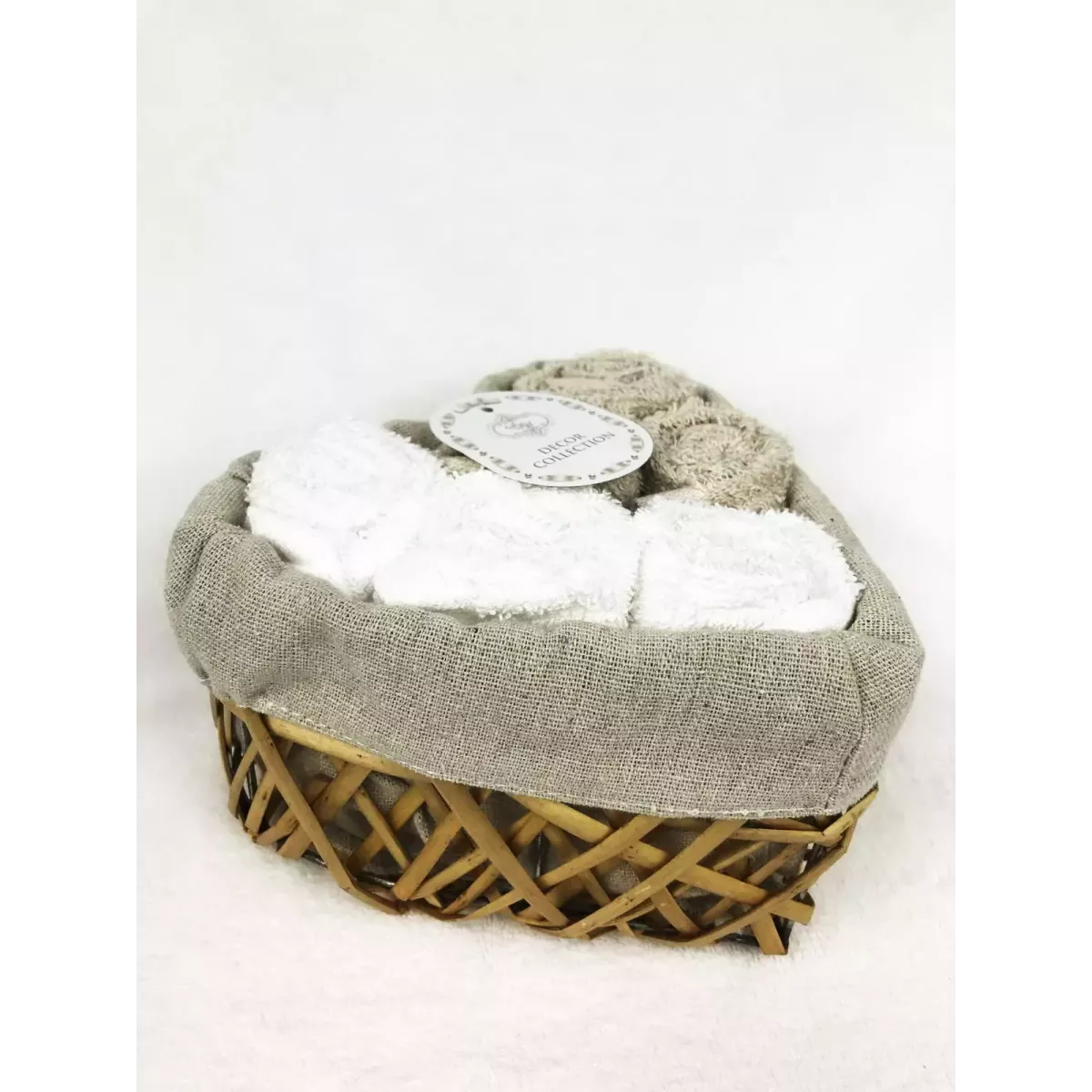 Комплект полотенец Sofi de marko “Амур” (капучино), 30x30 (6 шт)