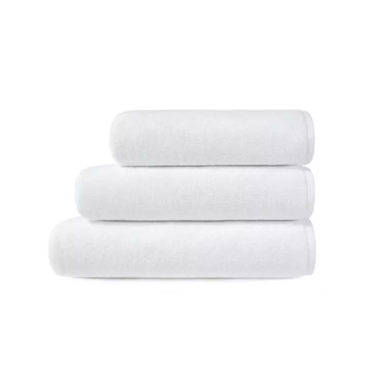 Махровое банное полотенце Нордтекс “Отель” (белое), 70x140