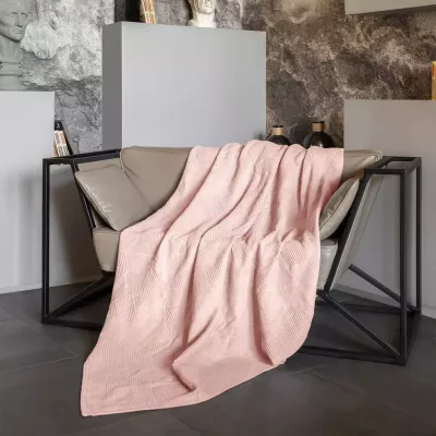 Плед-простынь “Verossa” (нежно-персиковый), 150x190