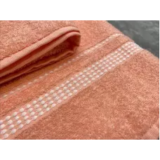 Махровое полотенце Самойловский текстиль "Лето" (розово-персиковый), 50х90