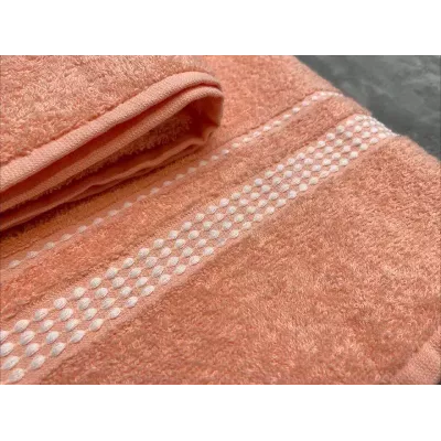 Махровое полотенце Самойловский текстиль "Лето" (розово-персиковый), 50х90