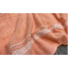 Махровое полотенце Самойловский текстиль "Лето" (розово-персиковый), 50х90