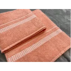 Махровое полотенце Самойловский текстиль "Лето" (розово-персиковый), 50х90