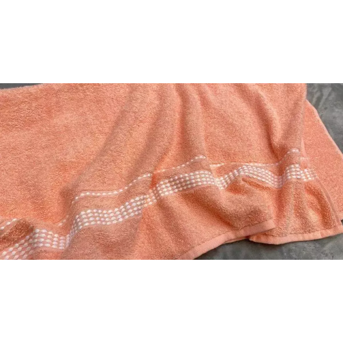 Махровое полотенце Самойловский текстиль "Лето" (розово-персиковый), 50х90