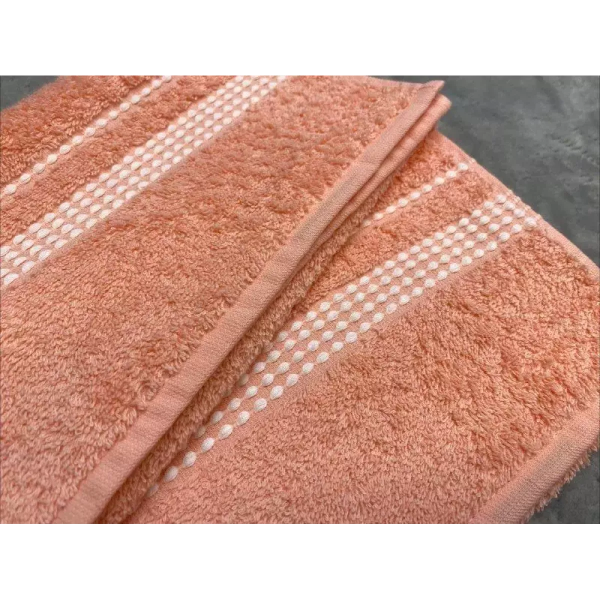 Махровое полотенце Самойловский текстиль "Лето" (розово-персиковый), 50х90