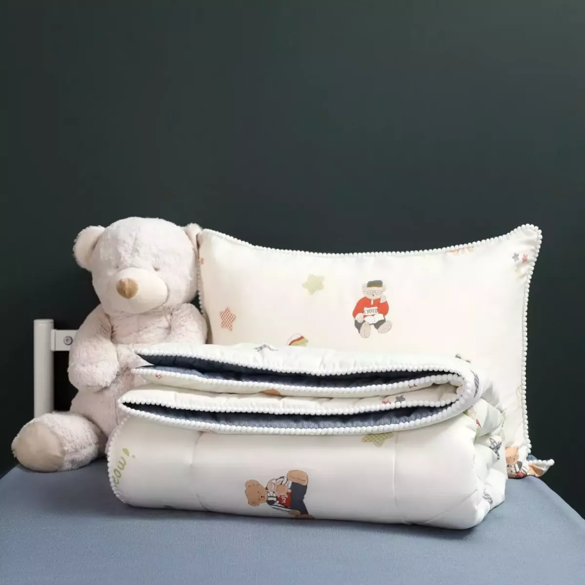 Комплект с одеялом детский Sofi De Marko "Мишка", 1.5 спальный