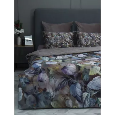 Комплект с одеялами Kazanov.a “Вайнона” капучино (египетский хлопок-велюр), семейный