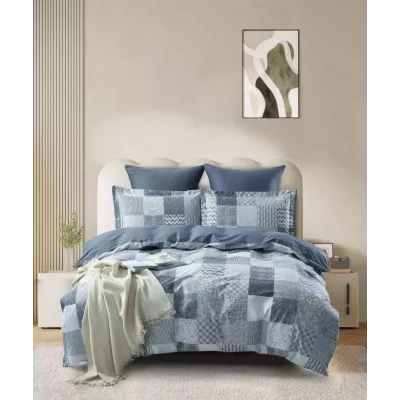 Комплект постельного белья Karteks "Сатин печатный" КВ-547, евро