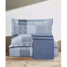 Комплект постельного белья Karteks "Сатин печатный" КВ-547, евро