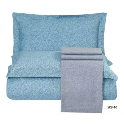 Комплект постельного белья Karteks "Сатин цветной комбинированный" SKB-010, 1.5 спальный