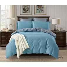 Комплект постельного белья Karteks "Сатин цветной комбинированный" SKB-010, 1.5 спальный