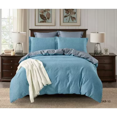 Комплект постельного белья Karteks "Сатин цветной комбинированный" SKB-010, 1.5 спальный