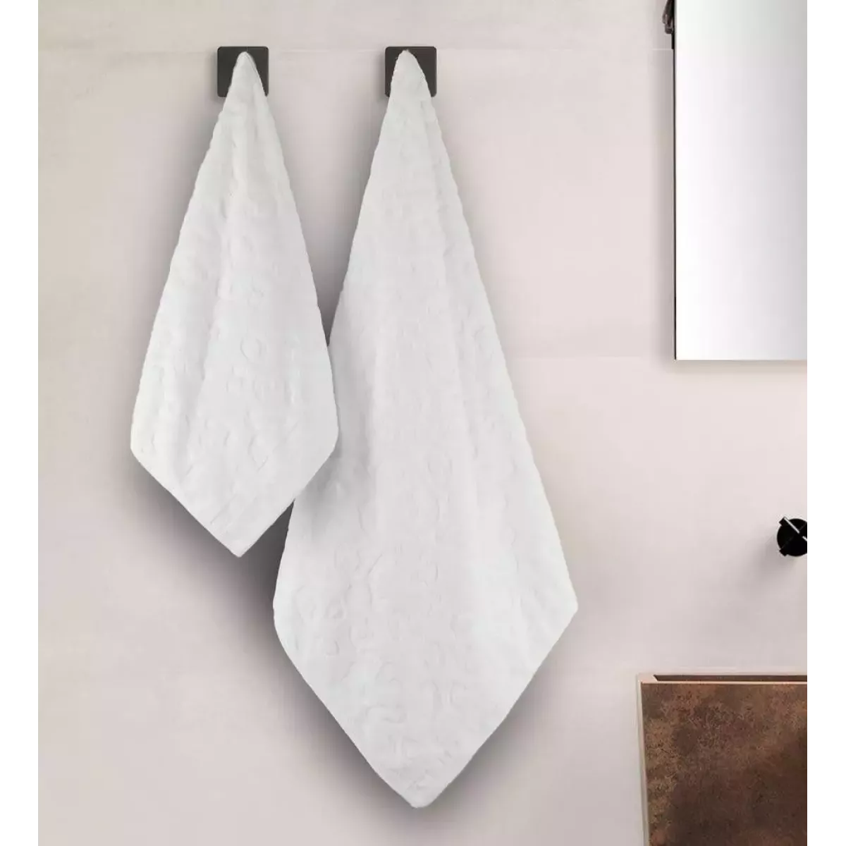 Махровое полотенце Sofi De Marko “Tiger” (белое), 30x50