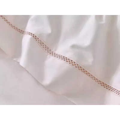 Комплект постельного белья Sofi de Marko "Изольда" (кремовая роза), семейный