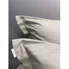 Комплект с одеялом KAZANOV.A Stripe Cotton "Hotel" (олива платина), евро