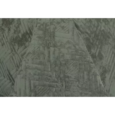 Покрывало Karteks из вареного бархата (зеленое) 1029/01.07 240х260