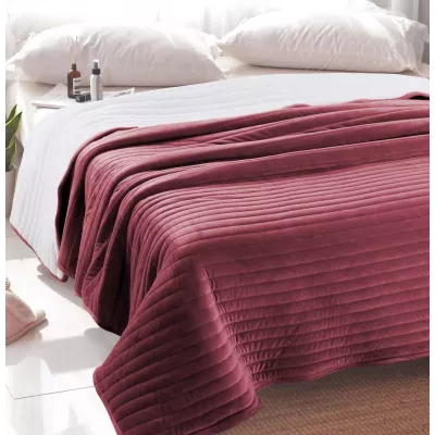 Плед-покрывало Sofi De Marko “Либерти” (бордо), 220x240