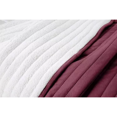 Плед-покрывало Sofi De Marko “Либерти” (бордо), 220x240