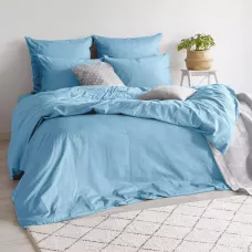 Комплект постельного белья Verossa "Melange" (Aqua), семейный