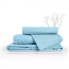 Комплект постельного белья Verossa "Melange" (Aqua), семейный