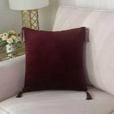 Декоративная наволочка Sofi De Marko Кэтрин (бордо), 45х45