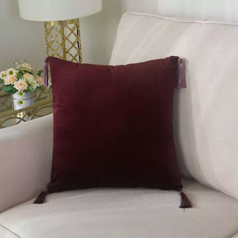 Декоративная наволочка Sofi De Marko Кэтрин (бордо), 45х45