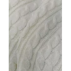 Вязаный плед Sofi de Marko "Джовани" (молоко), 160х220