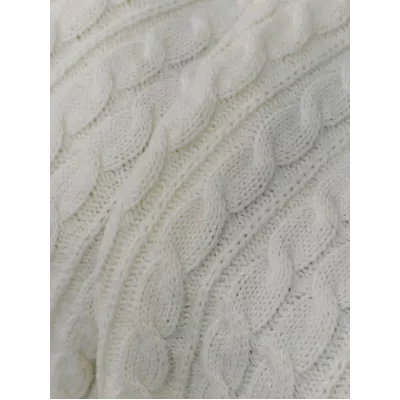 Вязаный плед Sofi de Marko "Джовани" (молоко), 160х220