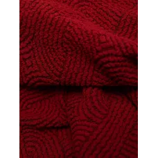 Чехол на прямой трехместный диван и два кресла Жаккард бордо