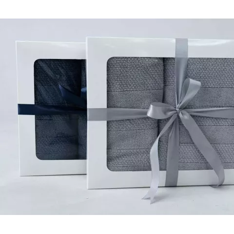 Махровое банное полотенце Verossa “Milano” (пудрово-голубой), 100х150