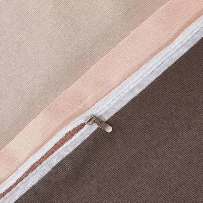 Комплект постельного белья Karteks "Сатин однотонный комбинированный" SK-014, 1.5 спальный