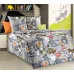 Комплект постельного белья Бамбино “Стрит-арт” (перкаль), 1.5 спальный