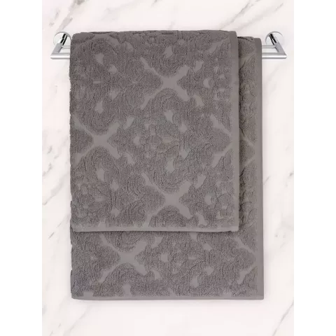Махровое полотенце Sofi De Marko “Barbara” (серое), 70x140