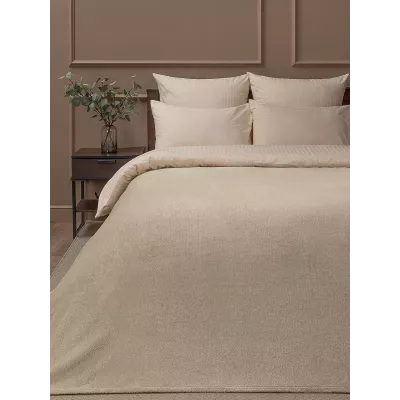 Плед Texrepublic “Absolute” flannel (серо-бежевый), 200x220