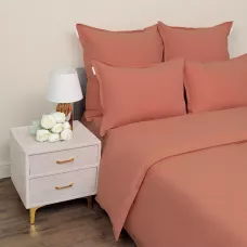 Комплект постельного белья Sofi de Marko “Саммер" (кирпичный), евро