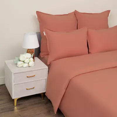 Комплект постельного белья Sofi de Marko “Саммер" (кирпичный), евро