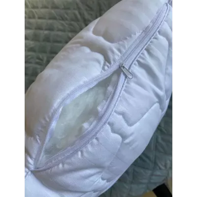 Подушка Haus Лебяжий пух (микрофибра, стёганый), 70x70