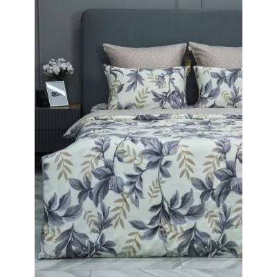 Комплект постельного белья KAZANOV.A Cotton "Рене" (латте), семейный