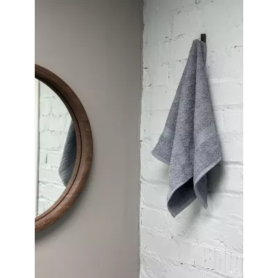 Махровое полотенце Туркмения (серый), 50х90