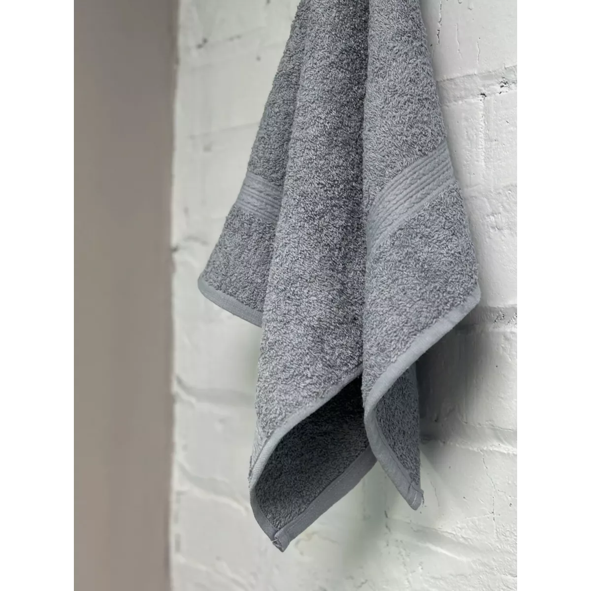 Махровое полотенце Туркмения (серый), 50х90