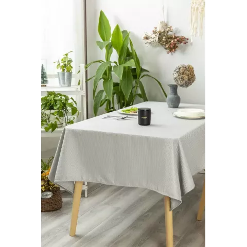 Скатерть Sofi De Marko "Индира" (серебро), 140х220