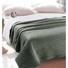 Плед-покрывало Sofi De Marko “Либерти” (зеленый), 220x240