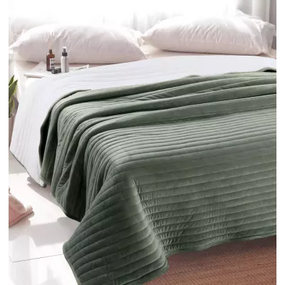 Плед-покрывало Sofi De Marko “Либерти” (зеленый), 220x240