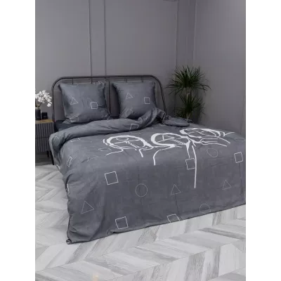 Комплект постельного белья Волшебная ночь Игра в кальмара "I see you" (сатин), евро