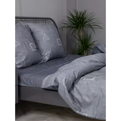 Комплект постельного белья Волшебная ночь Игра в кальмара "I see you" (сатин), евро